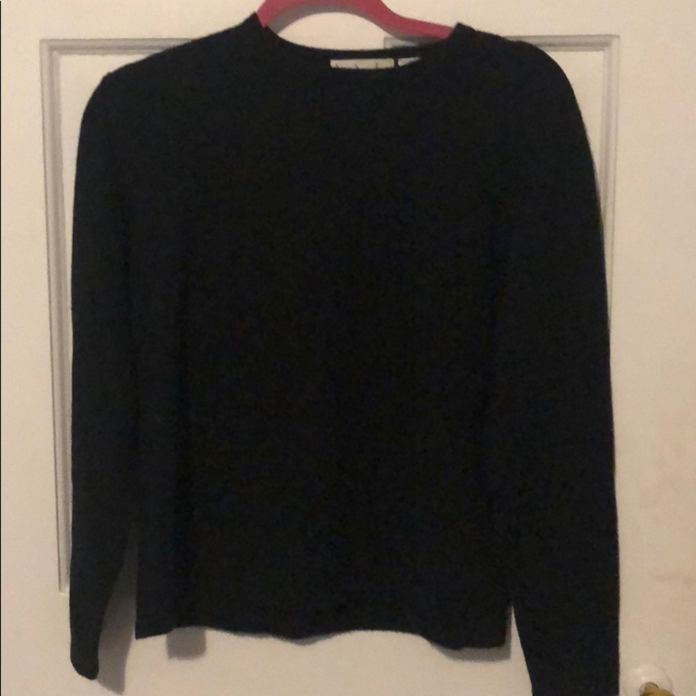Black cashmere sweater